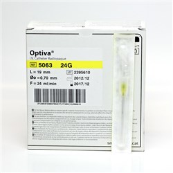 Optiva I.V. Catheters 24G x 19mm BOX50