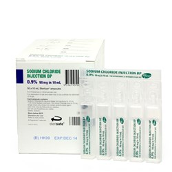 Sodium Chloride Plastic Steriluer Ams 0.9% 50 x 10ml BOX50