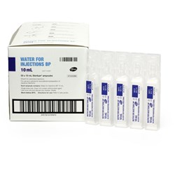 Water for Injection Poly Ampoules 50 x 10ml BOX50