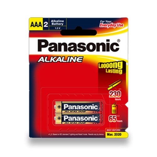 Battery Panasonic Alkaline Size AAA