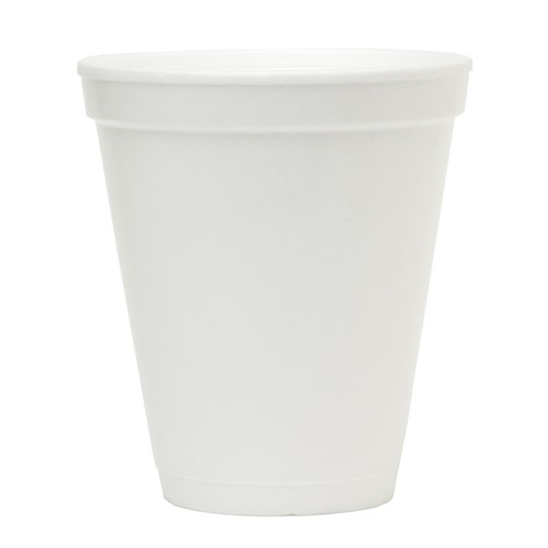 Cups Disposable Foam (Sputum) 237ml No Lid Plain 8SL-PAPR