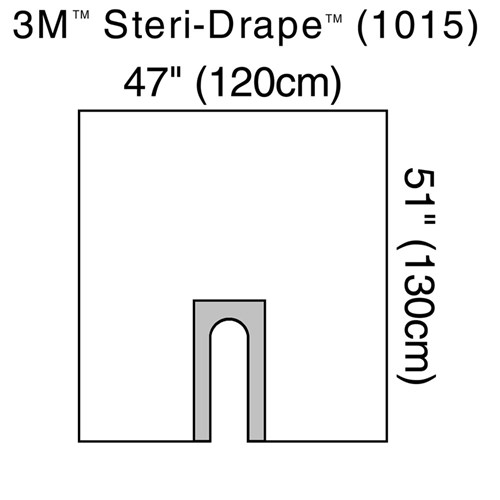 Steri-Drape U-Drape 120 x 130cm with Adhesive