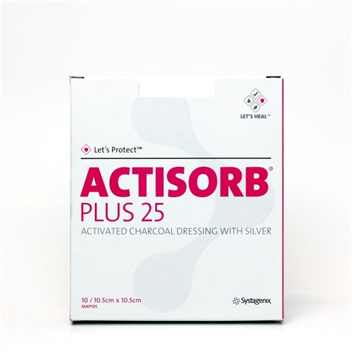 Actisorb Plus Charcoal Dressing 10.5 x 10.5cm B10