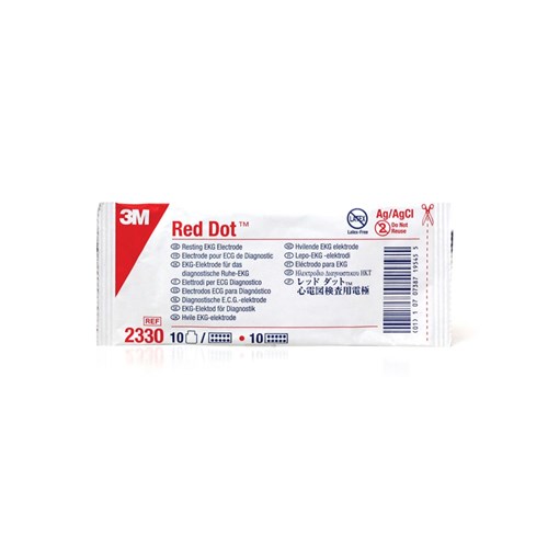 ECG Electrode 3M Red Dot Resting 2330 (Red)