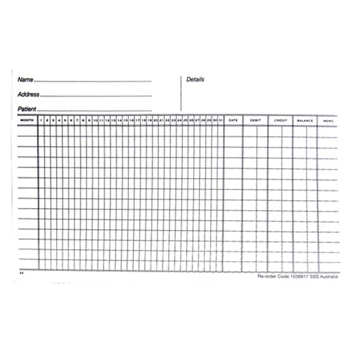 Stationery Cards Account 22 White 200 x 125mm