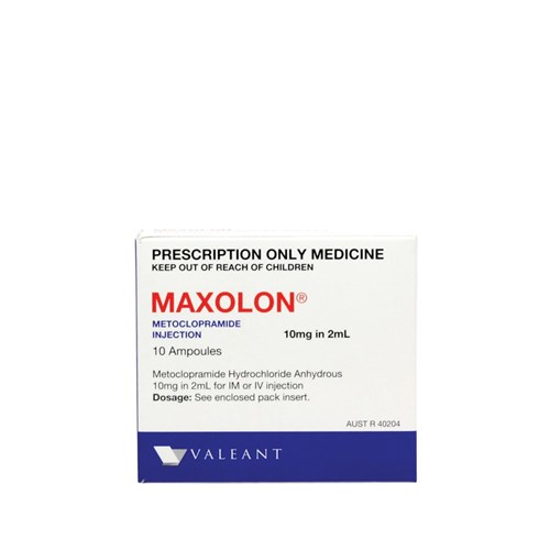 Maxolon Ampoules 10mg 10 x 2ml SM