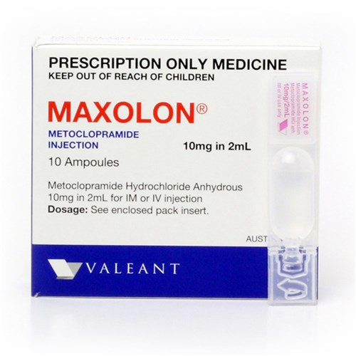 Maxolon Ampoules 10mg 10 x 2ml SM