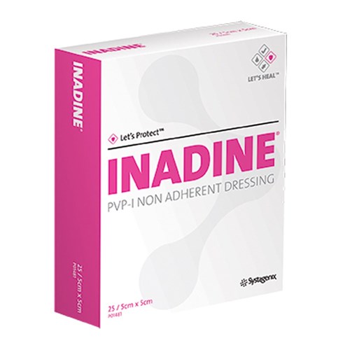 Inadine Non-Adherent Dressings 5 x 5cm Box of 25