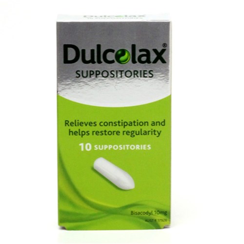 Dulcolax Suppository Adult 10mg Pack of 10