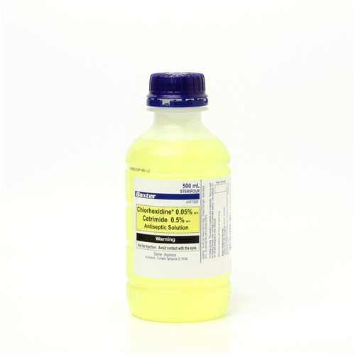 Chlorhexidine 0.05% & Cetrimide 0.5% 500ml