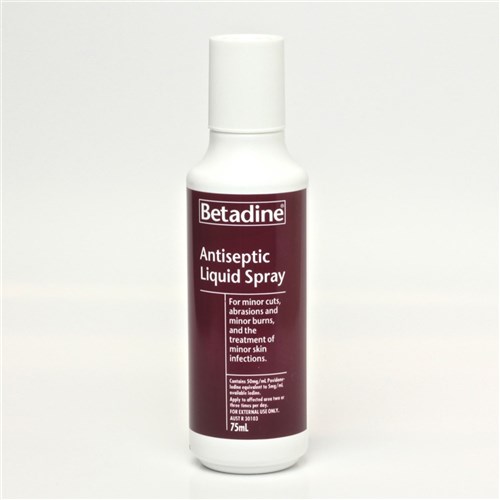 Betadine Antiseptic Liquid Spray 75ml