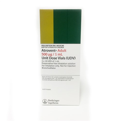 Atrovent UDV 500µg 30 x 1ml SM