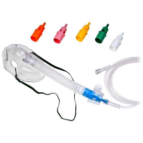 Oxygen Mask Multi-Vent Adult with Tubing Hudson