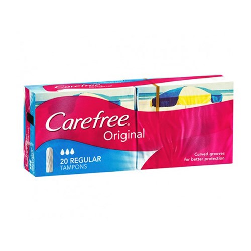 Carefree Tampons Regular 12 Packs of 20