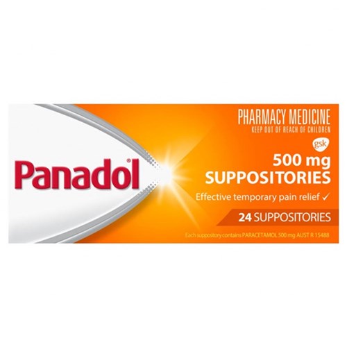 Panadol Suppositories 500mg SM BOX10