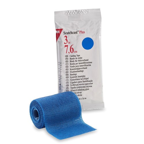 Scotchcast Casting Tape 75mm x 3.6m Blue