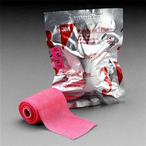 Scotchcast Casting Tape 75mm x 3.6m Red