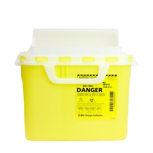 Bio-Hazard Collector B.D. Next Generation Sharps 5.1 litre