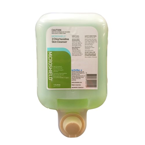 Microshield 2 Chlorhexidine Skin Cleanser Cassette 1.5l