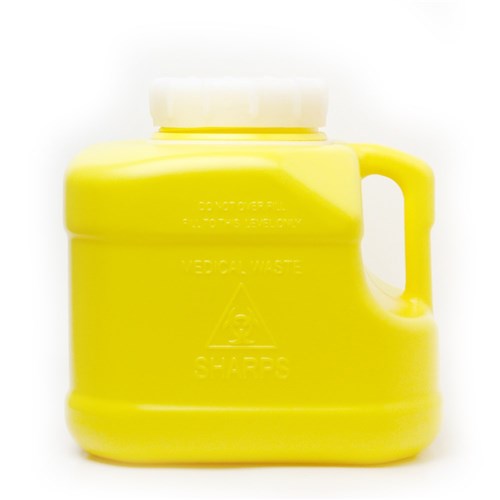 Bio-Hazard Collector Terumo Sharps Container Screw Lid 6 ltr