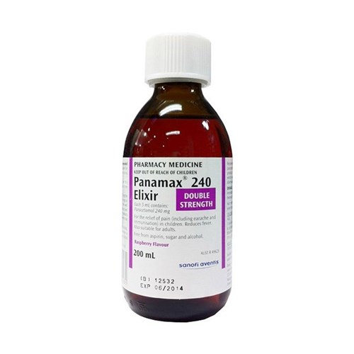 Panamax 240mg Double Strength Elixir Child 5-12 Yrs 200ml SM