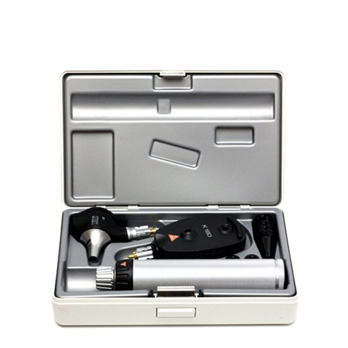 Heine K-180 Otoscope/Ophthalmoscope Set 2.5V in Hard Case