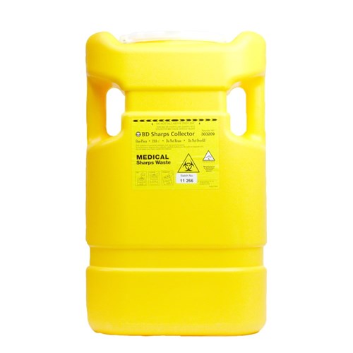 Bio-Hazard Collector B.D. Sharps 17 litre One Piece