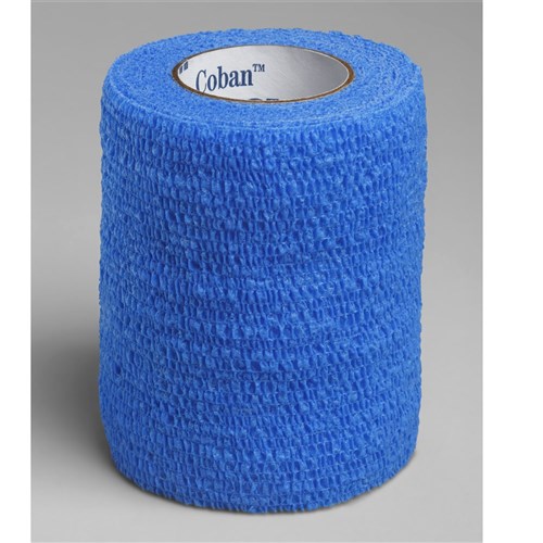 Coban Cohesive Bandages 75mm x 2m Blue  1583B