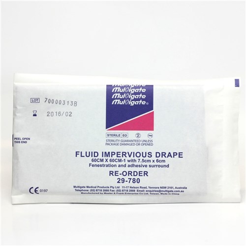 Multigate Fene Adhes Procedure Drape Sterile 60 x 60cm