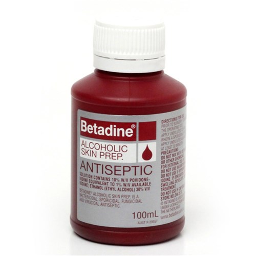 Betadine Skin Prep Alcoholic 100ml