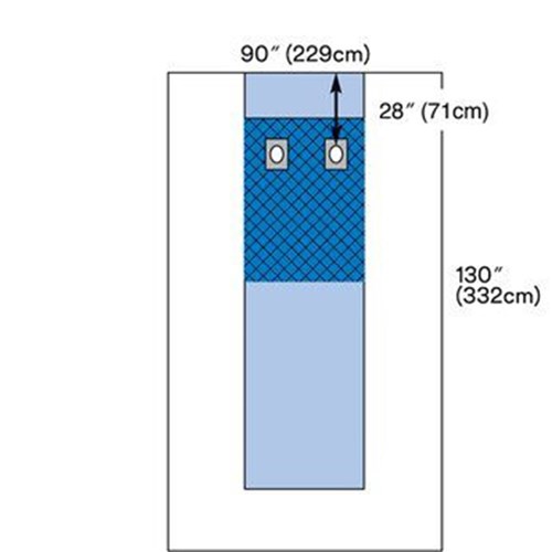 Femoral Angiography Drape Sterile 229 x 332cm 3M 1191