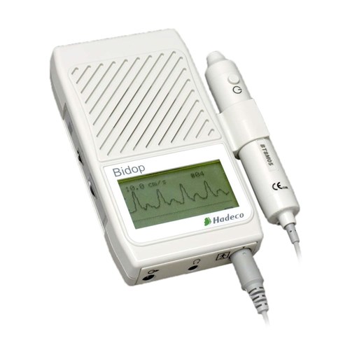 Hadeco Doppler Bi-Dop ES-100V3 LCD/R232 /Vascular Probe 8MHz