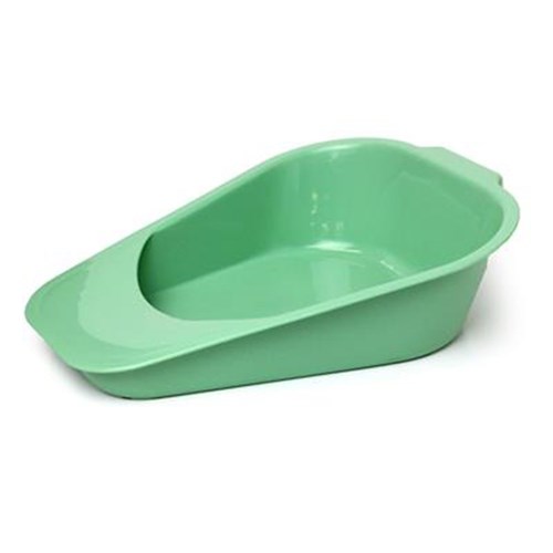 Autoplas Plastic Bedpan Slipper Type X-Large Green 430 x 300