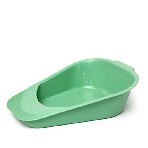 Autoplas Plastic Bedpan Slipper Type X-Large Green 430 x 300