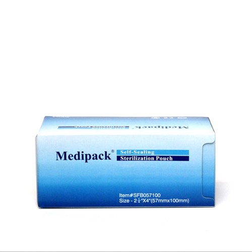 Autoclave Pouches Medipack Self Sealing 57 x 104mm