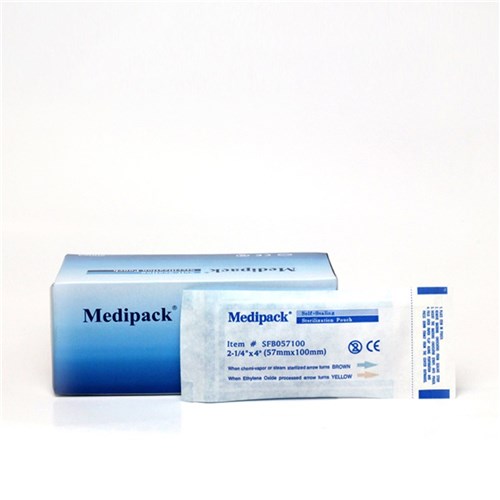 Autoclave Pouches Medipack Self Sealing 57 x 104mm