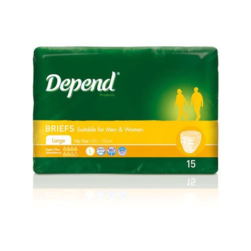 Depend Briefs Super Plus Large 17390