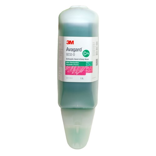 Avagard Antiseptic Hand & Body Wash 2% Chlorhexidine 1.5ltr