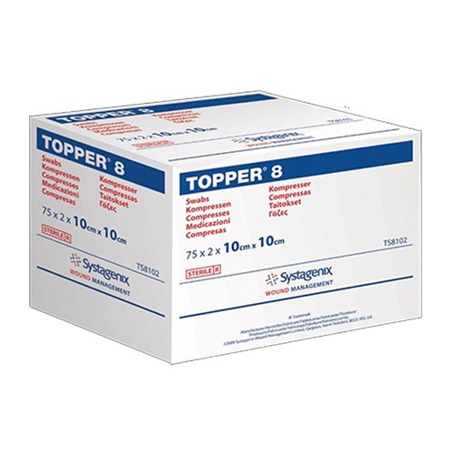 Topper 8 Non Woven Gauze 10 x 10cm Sterile 2