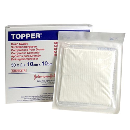 Topper Drain Sponges 10 x 10cm