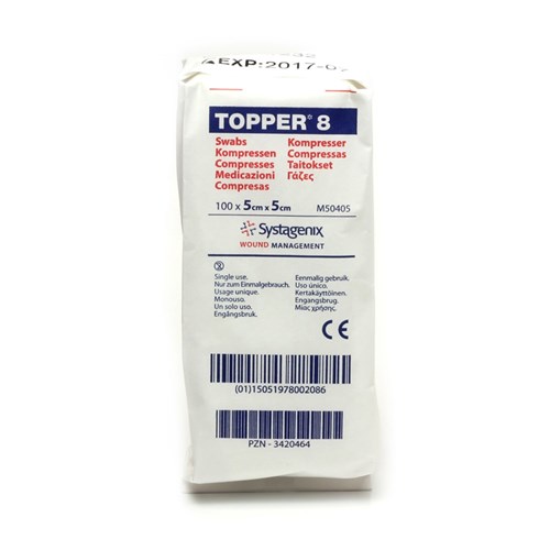 Topper 8 5 x 5cm Gauze Non Sterile (Nugauze)