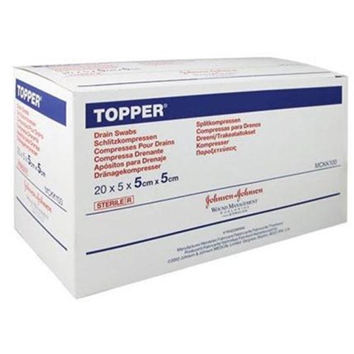 Topper Drain Sponge Sterile 5 x 5 cm B20