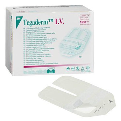 Tegaderm I.V Transparent Dressing 7 x 8.5cm B100