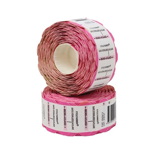 Suretrax Process Indicator Labels-Cerise  700/Roll