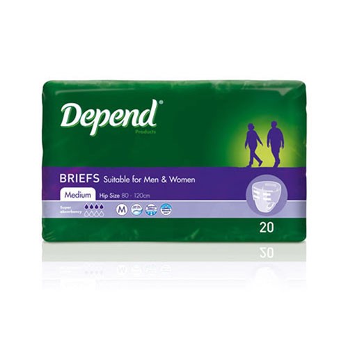 Depend Briefs Super Medium  3 x 20 1737