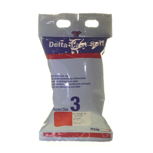 Delta-Cast Elite Polyester Casting Bandage 7.5cm Red