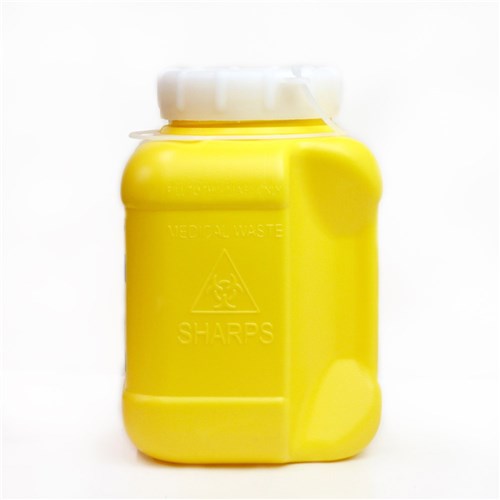 Bio-Hazard Collector Terumo Sharps Container 3L Screw Lid