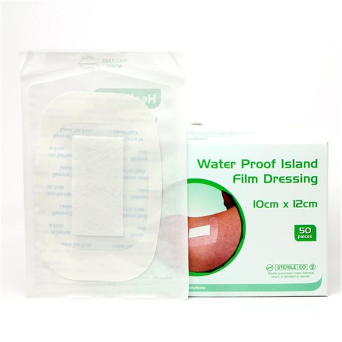 Healband Waterproof Island Film Dressing 10 x 12cm B50