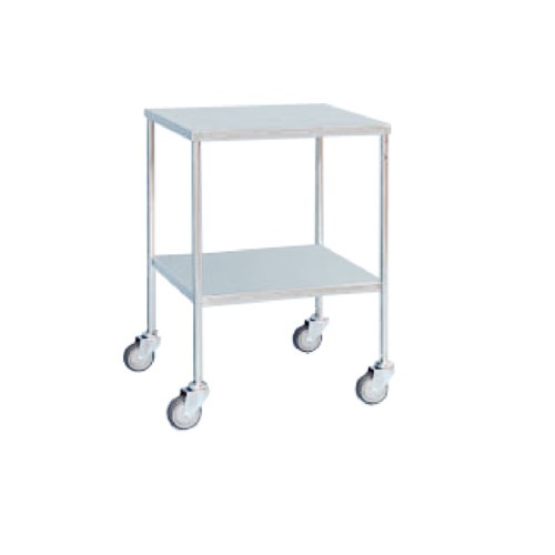 Trolley Instrument 2 Shelf Vost S/Steel 50 x 50 x 90cm