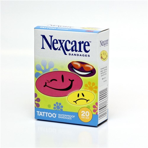 Nexcare Tattoos Cools Character (Smiley Faces) B20